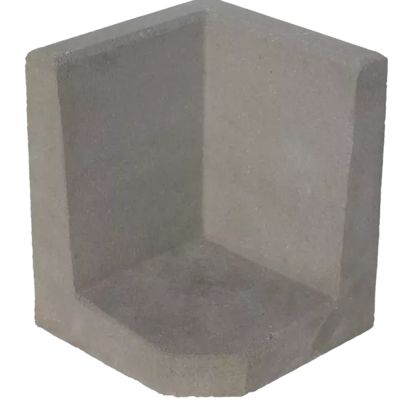 Hoek L-element 50x40x40 Grijs