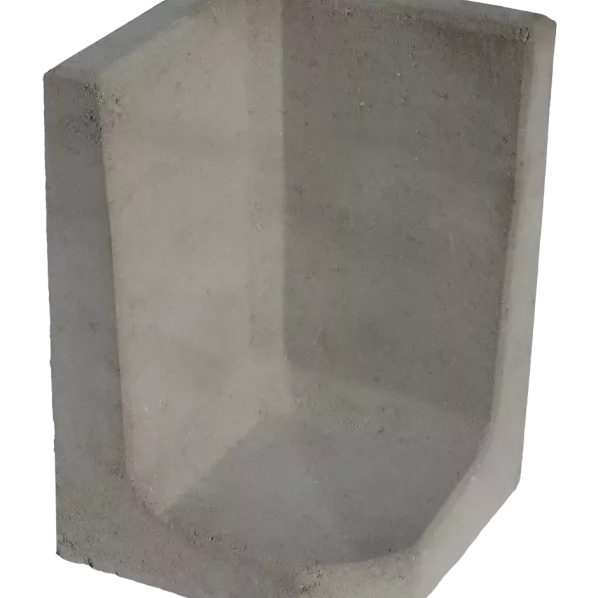 Hoek L-element 60x40x40 Grijs