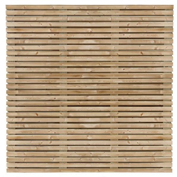Tuinscherm grenen groen geïmpregneerd Oostende 180 x 180 cm