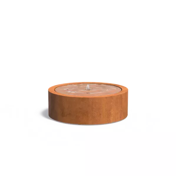 Watertafel rond Cortenstaal 120x40cm