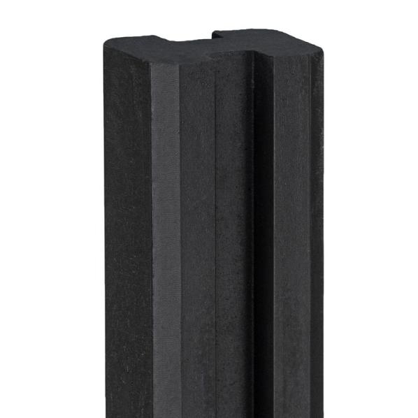 Berton©-E-sleufpaal Vecht antraciet gecoat 10 x 10 x 180 cm tussenmodel