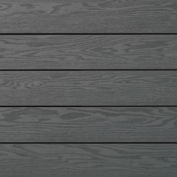 MDE126B | Vlonderplanken enhanced grain slim boards Brushed Basalt 3600x126x32mm