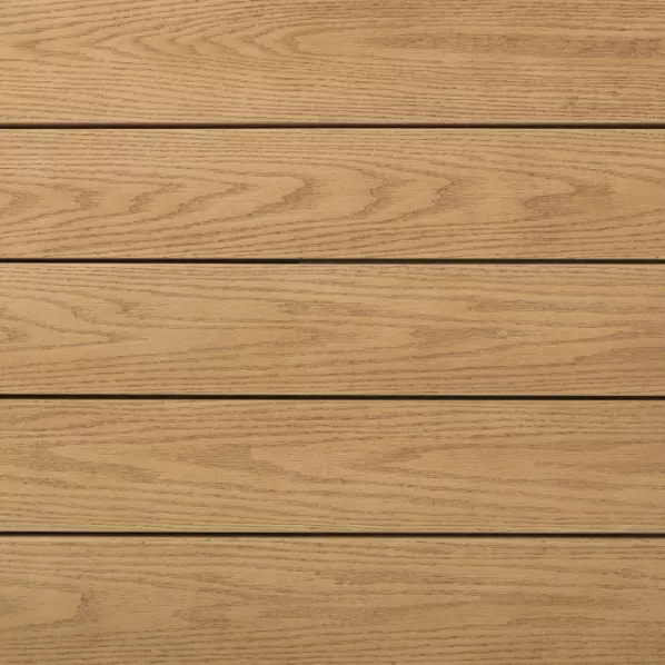 MDE126G | Vlonderplanken enhanced grain slim boards Golden Oak 3600x126x32mm