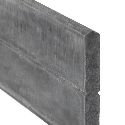 Berton©-motiefplaat smal antraciet H26 x D4,8 x L184 cm blokhutprofiel