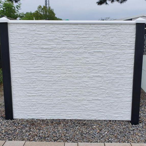 Berton©-motiefplaat wit/grijs H36 x D4,8 x L184 cm nostalgiemotief