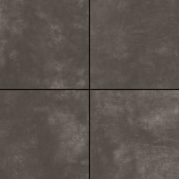 Kera Twice 60x60x4,8 cm Fiammato Antracite