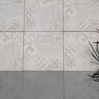 Ceramiton Titan 60x60x4cm Mosaïc Silver