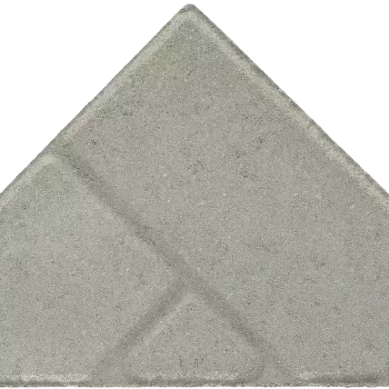 Ecotop Base Bisschopsmuts 29,5x5x19,5x8 normaal facet grijs met schijnvoeg bss KOMO PL2