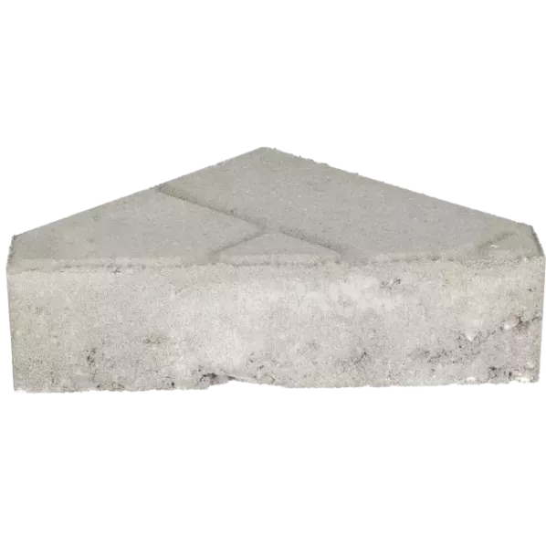 Ecotop Base Bisschopsmuts 29,5x5x19,5x8 normaal facet grijs met schijnvoeg bss KOMO PL2