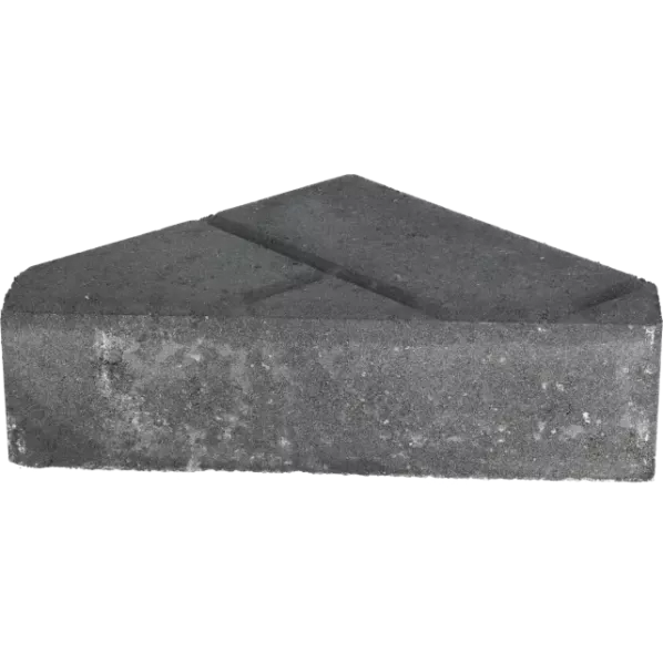 Ecotop Premium Bisschopsmuts 29,5x5x19,5x8 normaal facet antraciet met schijnvoeg bss KOMO P2