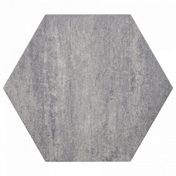 Soft Comfort Zeskant 60/52,5x30x4 cm Grezzo