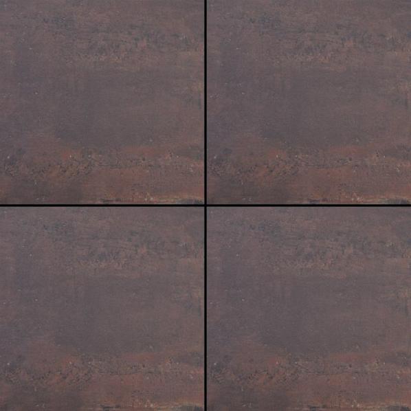 Ceramaxx Metalica Corten Brown 2.0, 60x60x3 cm