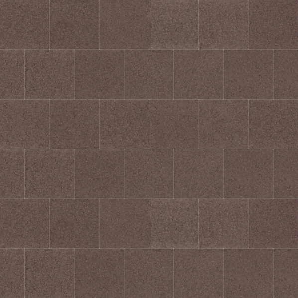ExcluKera 20x20x6 cm KOMO bruin met deklaag