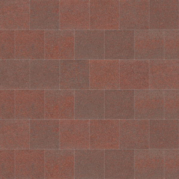 ExcluKera 20x20x6 cm KOMO rood-bruin met deklaag