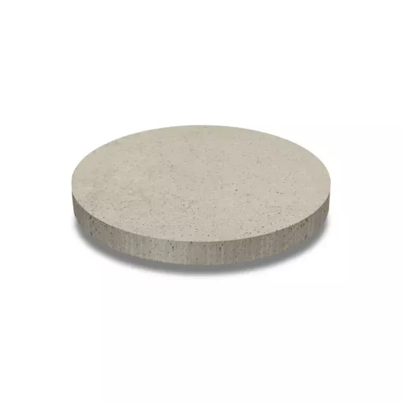 Oud hollandse tegel rond 100x100x7 greige