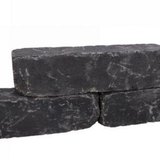 Linia Excellence Getrommeld 12x12x60 cm Nero