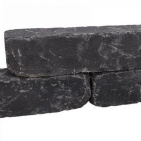Linia Excellence Getrommeld 15x15x60 cm Nero