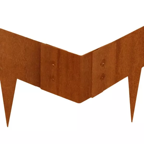 Multi-edge METAL hoekstuk corten 7,5x7,5x7,5cm (per 4 stuks)