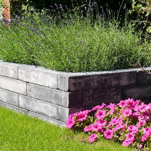 Cottage Walling 40x15x10cm grijs/zwart