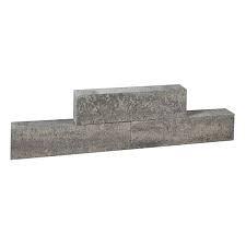 Forto Walling 60x10x10cm grijs/zwart
