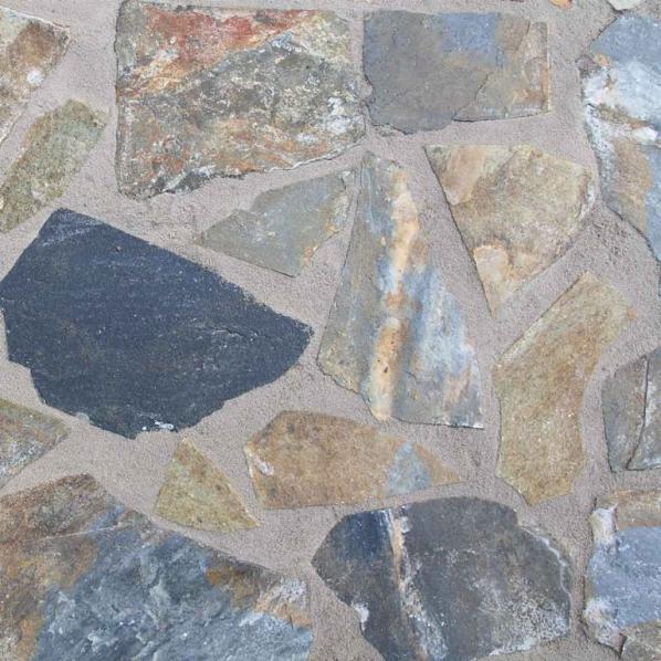 Flagstone kwartsiet glacier grey blue 90kg p/m²